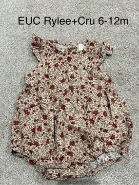Rylee + Cru Floral Bubble Romper